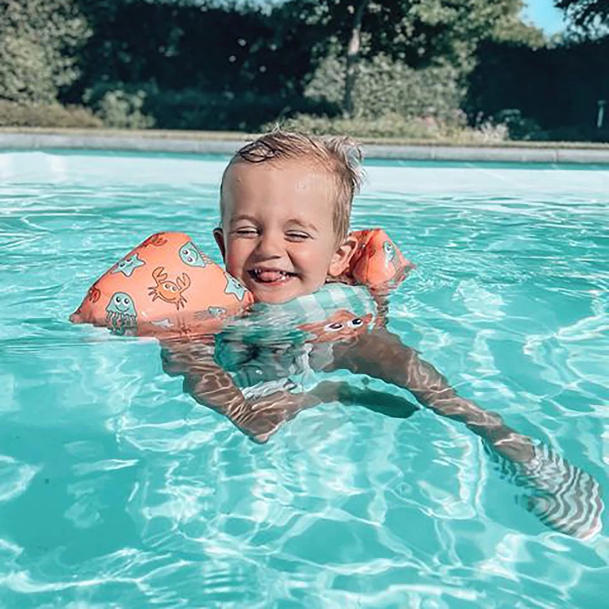 Swim Essentials - Puddle Jumper Zwemvest - Roze/Blauw Zeedieren - 2-6 Jaar - 15-30 Kg 4 Swim Essentials - Puddle Jumper Zwemvest - Roze/Blauw Zeedieren - 2-6 Jaar - 15-30 Kg - Afbeelding 2