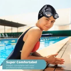 Cynergie - Zwem Accessoires - 6 Delig - Badmuts - Zwembril - Neusklem Zwemmen - Neusknijper - Duikbril - Met Opbergdoosje - Zwembrillen Volwassenen En Kinderen -Winkel voor professionele sportartikelen 1200x1200 476