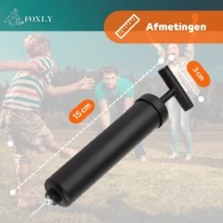 FOXLY® Ballenpomp Met Extra Naalden - Voetbalpomp - Pomp Universeel - Opbergvakje - Zwart -Winkel voor professionele sportartikelen 1200x1200 518