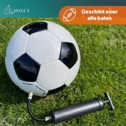 FOXLY® Ballenpomp Met Extra Naalden - Voetbalpomp - Pomp Universeel - Opbergvakje - Zwart -Winkel voor professionele sportartikelen 1200x1200 520