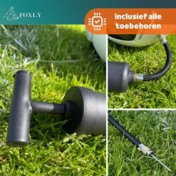 FOXLY® Ballenpomp Met Extra Naalden - Voetbalpomp - Pomp Universeel - Opbergvakje - Zwart -Winkel voor professionele sportartikelen 1200x1200 522