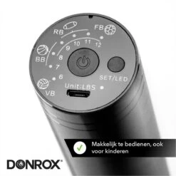 Donrox Play B211 Elektrische Ballenpomp - Voetbalpomp Inclusief Naalden - Oplaadbaar - Autostop -Winkel voor professionele sportartikelen 1200x1200 536