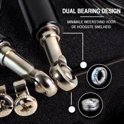 DK.® Professioneel Crossfit & Fitness Springtouw - Speedrope - Jump Rope - Voor Volwassenen En Kinderen - Rood 13 DK.® Professioneel Crossfit & Fitness Springtouw - Speedrope - Jump Rope - Voor Volwassenen En Kinderen - Rood -Winkel voor professionele sportartikelen 1200x1200 608