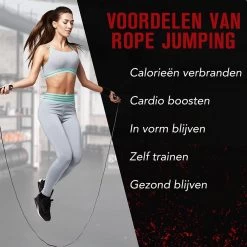 FitBoostR - 2 Stuks - Professioneel Springtouw Met Extra Gewicht - Sport - Verstelbaar - Verzwaard - Rood - Volwassen En Kinderen - Touwtje Springen - Speedrope Conditie & Krachttraining - Thuis Oefeningen & Buitensport Fitness Artikelen -Winkel voor professionele sportartikelen 1200x1200 647