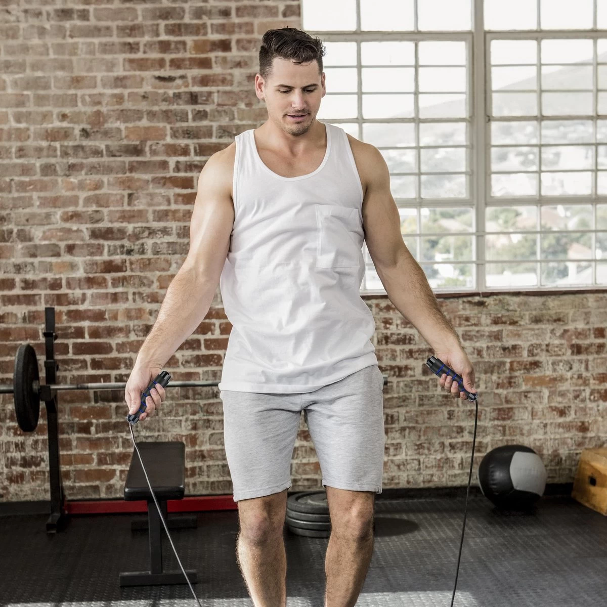 Verstelbaar Sport Springtouw - Incl. Opbergtas - Springtouw Met Kogellagers - Springtouw Kind - Speed Rope - Jump Rope - Springtouw Volwassenen - Springtouw Kinderen - Blauw - 3m Lengte - Totaal 335g (Incl. 160g Extra) 9 Verstelbaar Sport Springtouw - Incl. Opbergtas - Springtouw Met Kogellagers - Springtouw Kind - Speed Rope - Jump Rope - Springtouw Volwassenen - Springtouw Kinderen - Blauw - 3m Lengte - Totaal 335g (Incl. 160g Extra) - Afbeelding 7