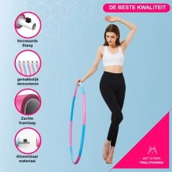 Duerté - Hoelahoep Fitness 1.2KG - Hoela Hoep Met Gewicht - Voor Volwassen En Kinderen - Hula Hoop - Weight Hoop - Pasen -Winkel voor professionele sportartikelen 1200x1200 669