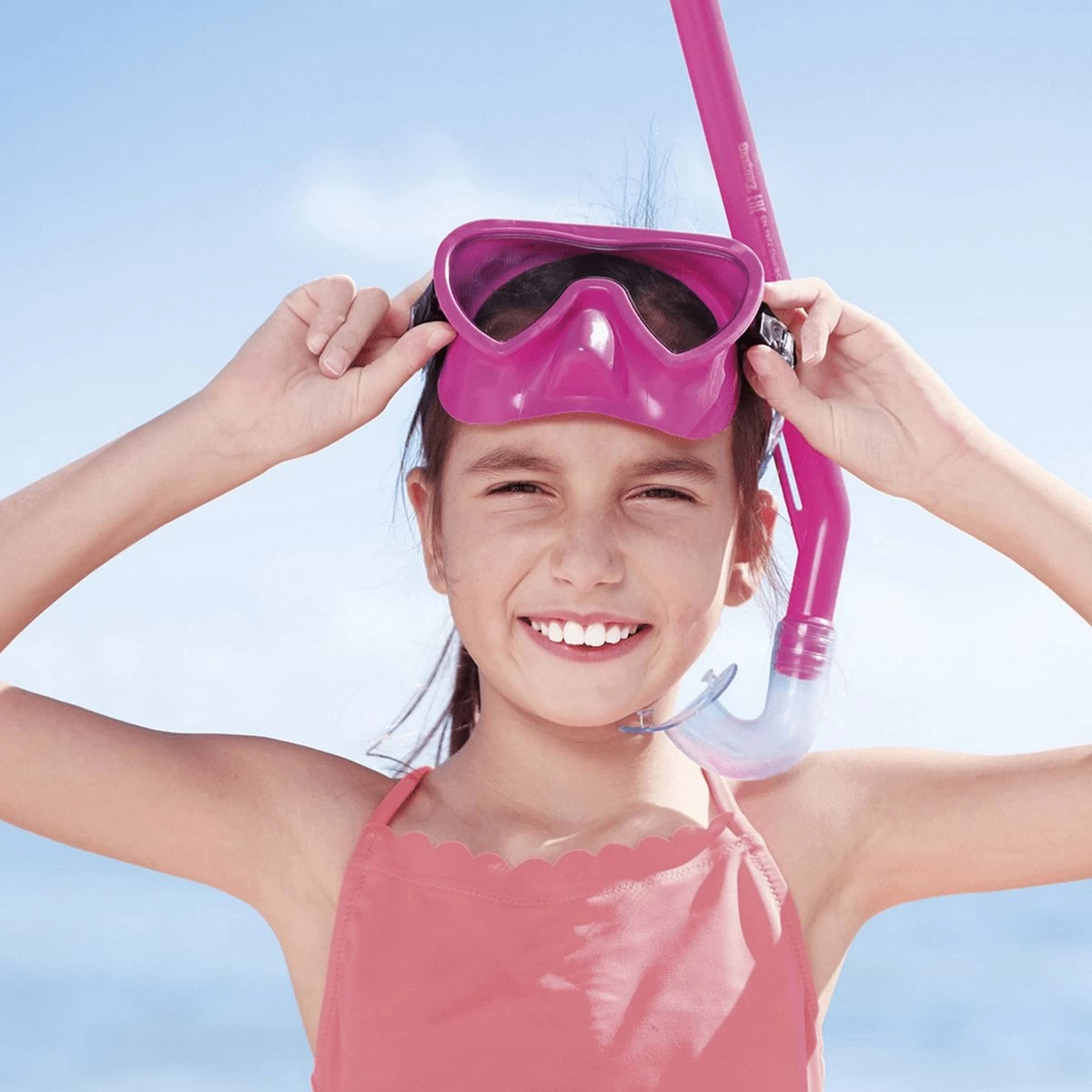 Bestway Snorkelset Essential Lil' Glider | Roze 6 Bestway Snorkelset Essential Lil' Glider | Roze - Afbeelding 4