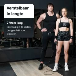 All Black Nutrition Springtouw Met Gewicht - Sport Speedrope - Conditie & Krachttraining - Verzwaard - Inclusief Zweetbandjes En Draagtas -Winkel voor professionele sportartikelen 1200x1200 731