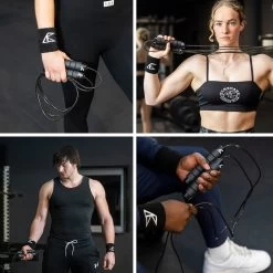 All Black Nutrition Springtouw Met Gewicht - Sport Speedrope - Conditie & Krachttraining - Verzwaard - Inclusief Zweetbandjes En Draagtas -Winkel voor professionele sportartikelen 1200x1200 733