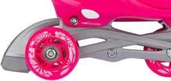 Nijdam 3-in-1 Inline Skates Verstelbaar - Floral Switch - Fuchsia/Wit/Roze/Zilvergrijs - 25-28 -Winkel voor professionele sportartikelen 1200x572