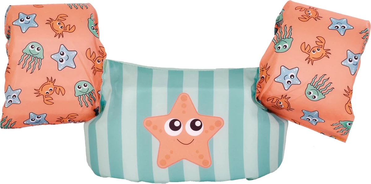 Swim Essentials - Puddle Jumper Zwemvest - Roze/Blauw Zeedieren - 2-6 Jaar - 15-30 Kg 5 Swim Essentials - Puddle Jumper Zwemvest - Roze/Blauw Zeedieren - 2-6 Jaar - 15-30 Kg - Afbeelding 3