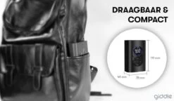 Giddle® - Draagbare Elektrische Fietspomp Met 4000mAh Powerbank - Alles-in-1 Luchtcompressor - Meest Compact - Draadloos -Winkel voor professionele sportartikelen 1200x701