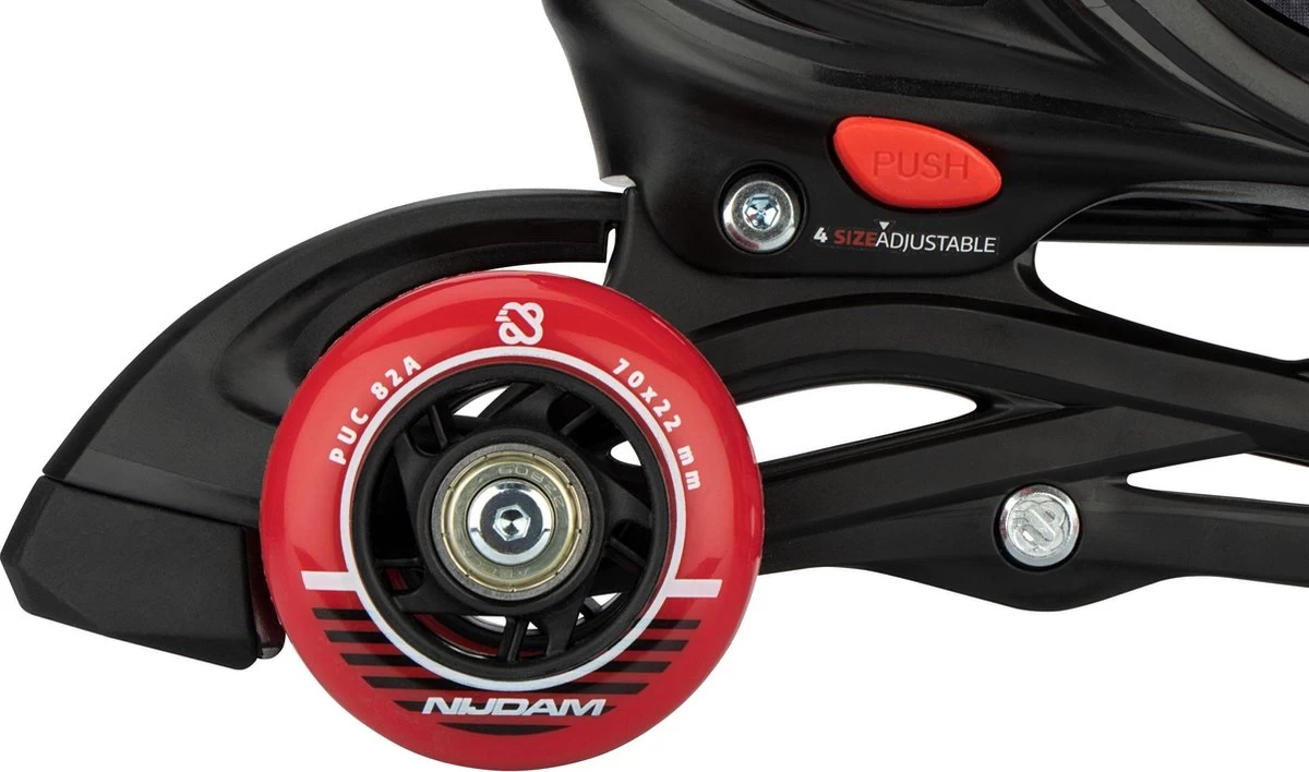 Nijdam 3-in-1 Inline Skates Verstelbaar - Street Shift - 29-32 15 Nijdam 3-in-1 Inline Skates Verstelbaar - Street Shift - 29-32 - Afbeelding 13