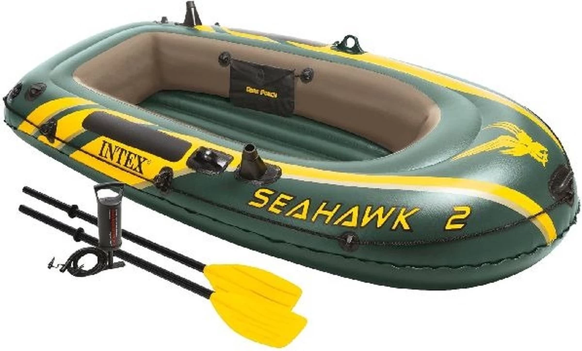 Intex Seahawk Opblaasboot - 2 Personen - Groen