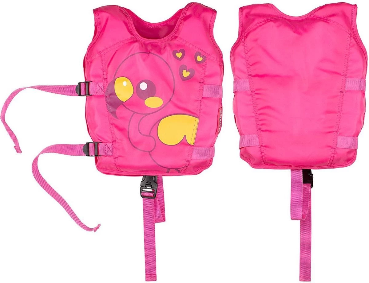 Waimea Zwemvest Dier - 3-6 Jaar - 18-30 Kg - Roze/Oranje/Zwart 12 Waimea Zwemvest Dier - 3-6 Jaar - 18-30 Kg - Roze/Oranje/Zwart - Afbeelding 10
