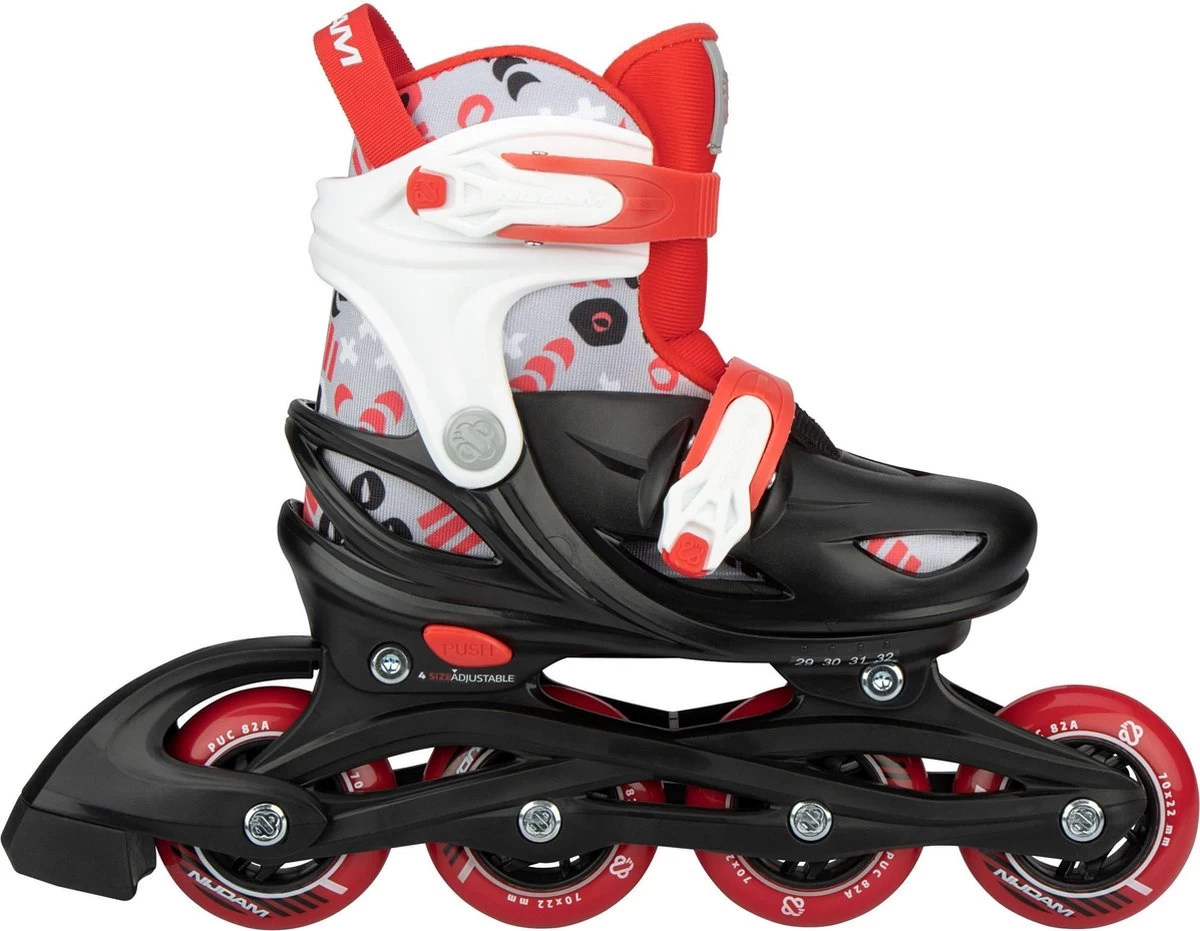 Nijdam 3-in-1 Inline Skates Verstelbaar - Street Shift - 29-32 4 Nijdam 3-in-1 Inline Skates Verstelbaar - Street Shift - 29-32 - Afbeelding 2