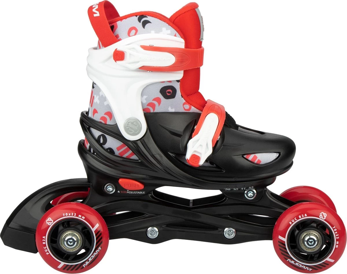 Nijdam 3-in-1 Inline Skates Verstelbaar - Street Shift - 29-32 5 Nijdam 3-in-1 Inline Skates Verstelbaar - Street Shift - 29-32 - Afbeelding 3
