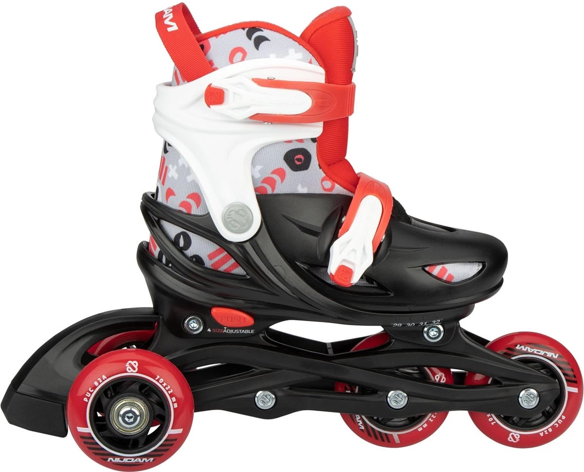 Nijdam 3-in-1 Inline Skates Verstelbaar - Street Shift - 29-32 7 Nijdam 3-in-1 Inline Skates Verstelbaar - Street Shift - 29-32 - Afbeelding 5