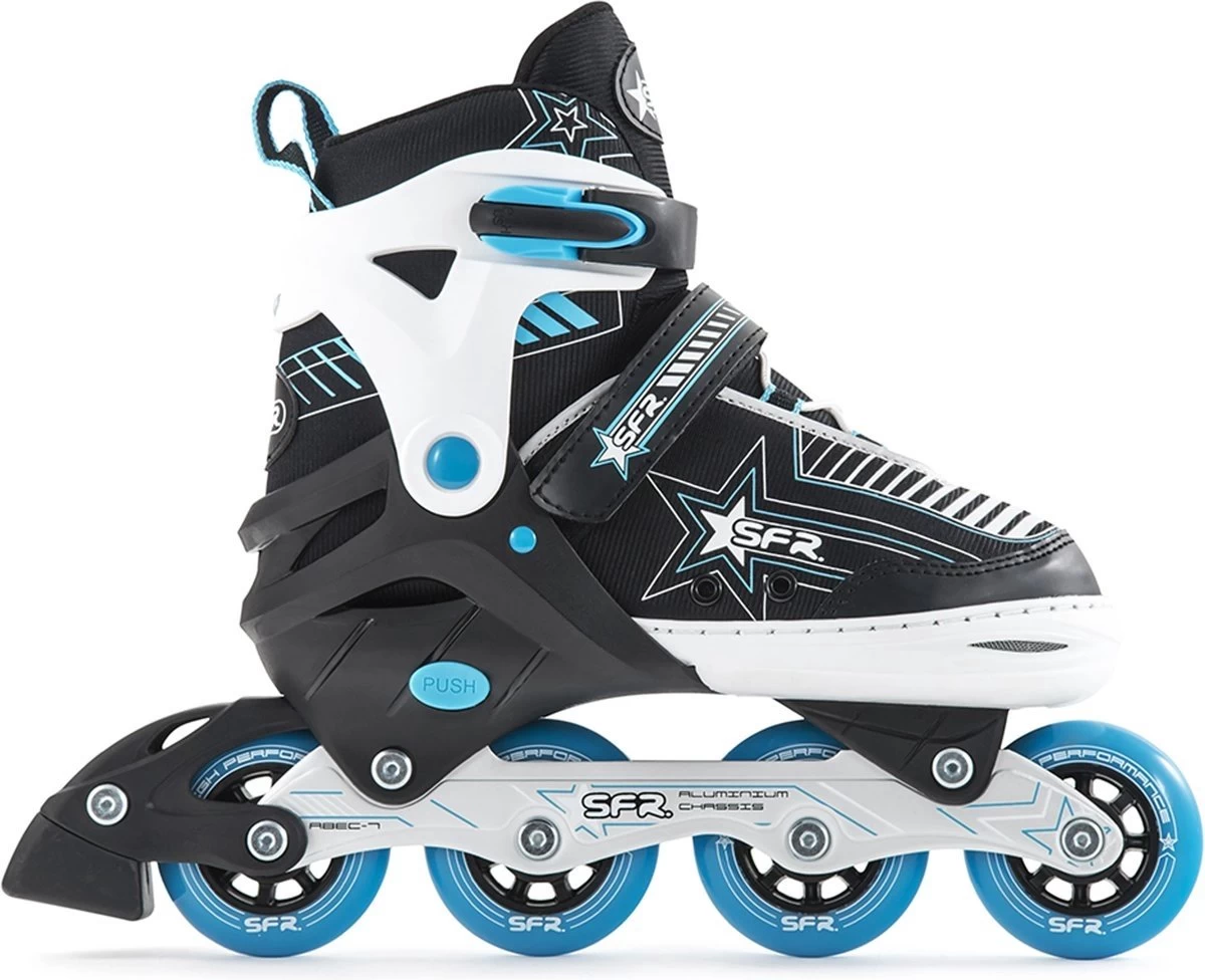 SFR Pulsar Verstelbare Inline Skates - Maat 35.5-39.5 - Blauw 3 SFR Pulsar Verstelbare Inline Skates - Maat 35.5-39.5 - Blauw
