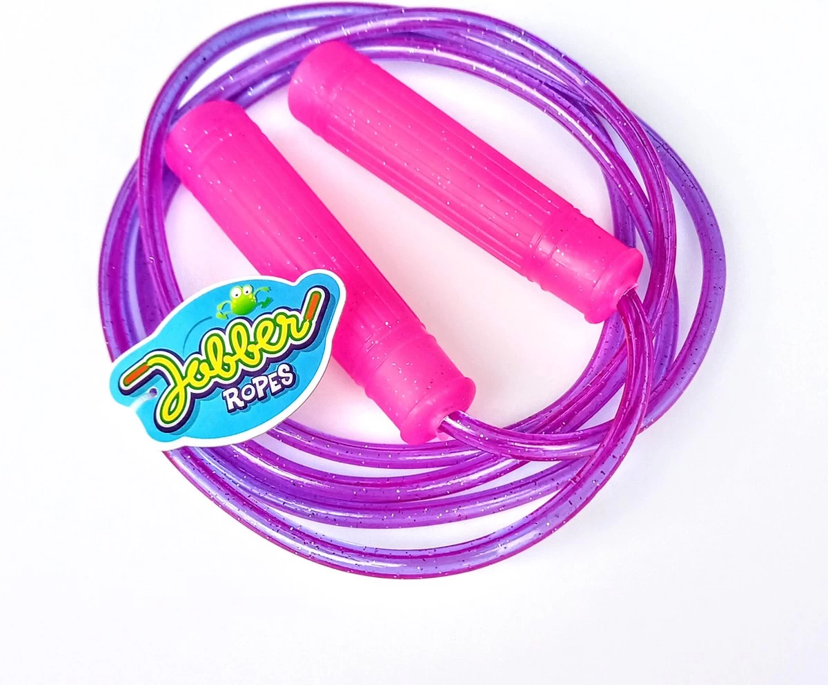 Jobber Ropes Springtouw - Glitter Springtouw - Kinderen - 210cm 8 Jobber Ropes Springtouw - Glitter Springtouw - Kinderen - 210cm - Afbeelding 6