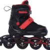 Street Rider Inline Skates - Verstelbaar - Skeeler - Rood/ Zwart - Maat 38/42