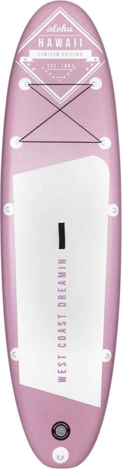 Gymrex SUP Paddleboard - 110 Kg - Opblaasbaar - Roze