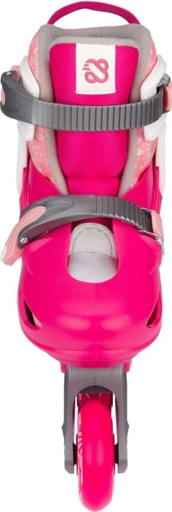 Nijdam 3-in-1 Inline Skates Verstelbaar - Floral Switch - Fuchsia/Wit/Roze/Zilvergrijs - 25-28 -Winkel voor professionele sportartikelen 403x1200