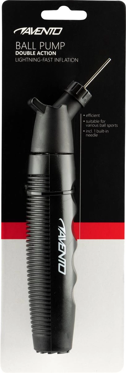 Avento Ballenpomp - Double Action - Zwart 7 Avento Ballenpomp - Double Action - Zwart - Afbeelding 5