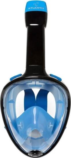 Atlantis Full Face Mask - Snorkelmasker - Volwassenen - Zwart/Blauw - L/XL -Winkel voor professionele sportartikelen 546x1200