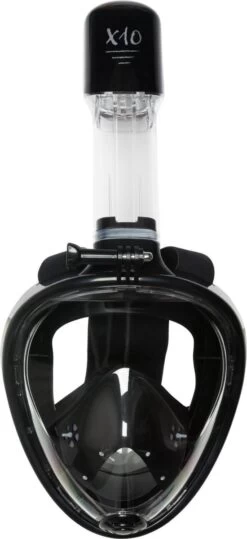 X10 Full Face Mask- Snorkelmasker - Volwassenen - Zwart - L/XL -Winkel voor professionele sportartikelen 550x1200