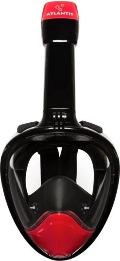 Atlantis Full Face Mask 2.0 - Snorkelmasker - Volwassenen - Zwart/Rood - L/XL -Winkel voor professionele sportartikelen 551x1200