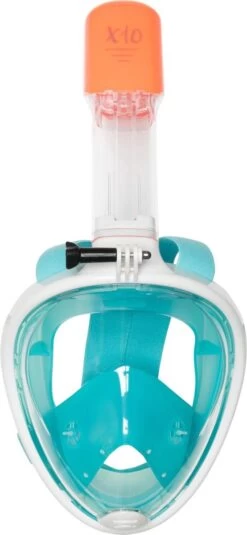 X10 Full Face Mask- Snorkelmasker - Volwassenen - Turquoise - S/M -Winkel voor professionele sportartikelen 554x1200