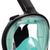 Sea Turtle Full Face Mask - Snorkelmasker - Volwassenen - Zwart/Turquoise - S/M -Winkel voor professionele sportartikelen 562x1200