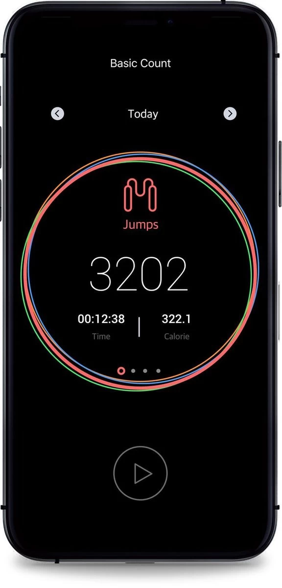 SmartRope Rookie - Springtouw Met Mobiele App - Fitness Springtouw Met Teller - Verstelbaar Springtouw - Touwtje Springen - Skipping Rope - Touwtje Springen - Fitness - Boksen - Krachttraining - Crossfit - Zwart 7 SmartRope Rookie - Springtouw Met Mobiele App - Fitness Springtouw Met Teller - Verstelbaar Springtouw - Touwtje Springen - Skipping Rope - Touwtje Springen - Fitness - Boksen - Krachttraining - Crossfit - Zwart - Afbeelding 5
