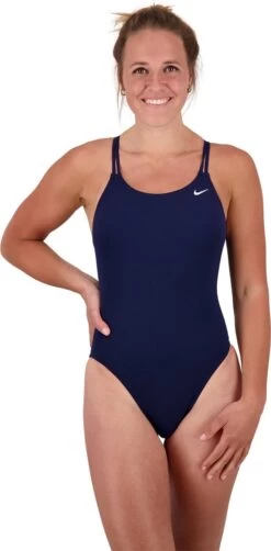 Nike Swim Hydrostrong Solid Dames Spiderback Onpiece Badpak - Maat 40 -Winkel voor professionele sportartikelen 591x1200 1