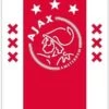 Ajax® Ajax- Handdoek Wit Rood Wit AFC Ajax 50x100cm -Winkel voor professionele sportartikelen 613x1200 1