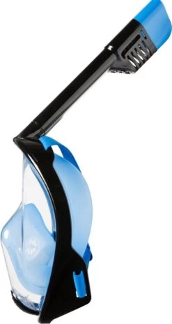 Atlantis Full Face Mask - Snorkelmasker - Volwassenen - Zwart/Blauw - L/XL -Winkel voor professionele sportartikelen 636x1200