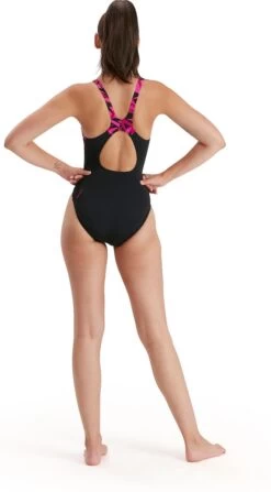 Speedo Hyper Boom Splice Muscleback Dames - Zwart / Roze - Maat 38 -Winkel voor professionele sportartikelen 663x1200 2