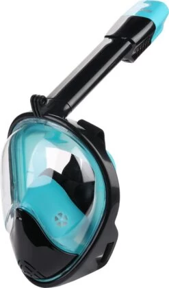 Atlantis Full Face Mask 2.0 - Snorkelmasker - Volwassenen - Zwart/Turquoise - L/XL -Winkel voor professionele sportartikelen 705x1200