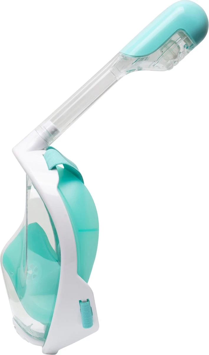 Sea Turtle Full Face Mask - Snorkelmasker - Volwassenen - Wit/Turquoise - S/M 9 Sea Turtle Full Face Mask - Snorkelmasker - Volwassenen - Wit/Turquoise - S/M - Afbeelding 7