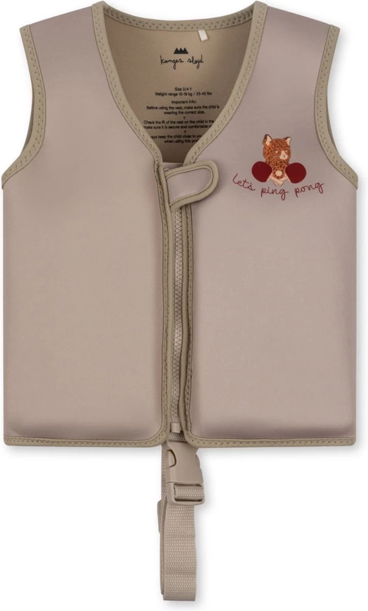 Konges Sløjd - Zwemvest - Ping Pong - Neopreen 3 Konges Sløjd - Zwemvest - Ping Pong - Neopreen