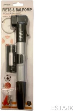 ESTARK - Ballenpomp - Professionele Voetbalpomp - Basketbalpomp - Ballenpomp- Pomp - Inclusief Naald - Balpomp - Voetbal - Basket - Volleyball - Bal - Ballen - Handpomp -Winkel voor professionele sportartikelen 788x1200
