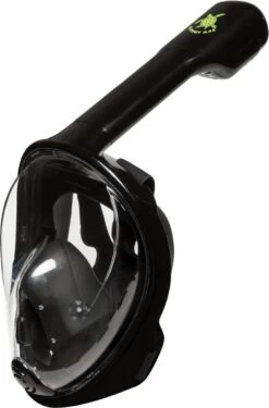 Sea Turtle Full Face Mask - Snorkelmasker - Volwassenen - Zwart - S/M -Winkel voor professionele sportartikelen 790x1200