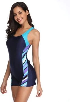 Legsuit Dames Badpak Ideaal Voor Sporten In Water - Aquajoggen, Aquarobics, Aquapower - Badpak Met Pijpjes - Maat L -Winkel voor professionele sportartikelen 829x1200