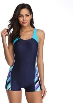 Legsuit Dames Badpak Ideaal Voor Sporten In Water - Aquajoggen, Aquarobics, Aquapower - Badpak Met Pijpjes - Maat L -Winkel voor professionele sportartikelen 847x1200