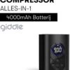 Giddle® - Draagbare Elektrische Fietspomp Met 4000mAh Powerbank - Alles-in-1 Luchtcompressor - Meest Compact - Draadloos -Winkel voor professionele sportartikelen 879x1200