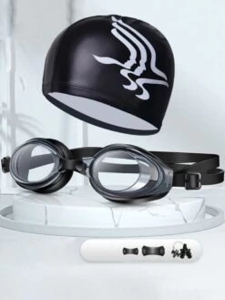 Cynergie - Zwem Accessoires - 6 Delig - Badmuts - Zwembril - Neusklem Zwemmen - Neusknijper - Duikbril - Met Opbergdoosje - Zwembrillen Volwassenen En Kinderen -Winkel voor professionele sportartikelen 901x1200 2