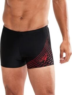 Speedo Medley Logo Aquashort Heren - Zwart / Rood - Maat 5 -Winkel voor professionele sportartikelen 910x1200 3