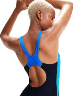 Speedo Colourblock Splice Muscleback Dames - Marine / Blauw - Maat 40 -Winkel voor professionele sportartikelen 911x1200 1