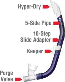 ReefTourer Snorkelmasker Duikbril Snorkelset RC-0107- Donker Blauw -Winkel voor professionele sportartikelen 951x1200 1